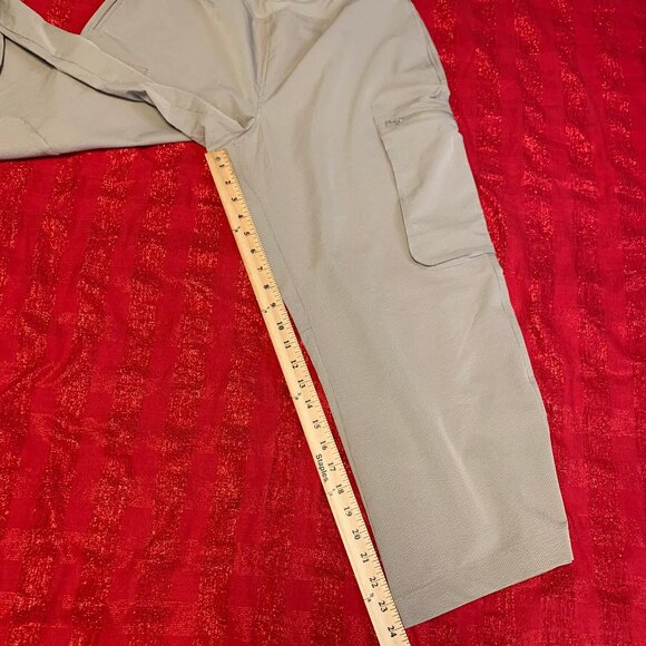 SAGE Collective Women's Wide Leg Cropped Cargo Pants–Tan (Size M, NWT) - Picture 6 of 10